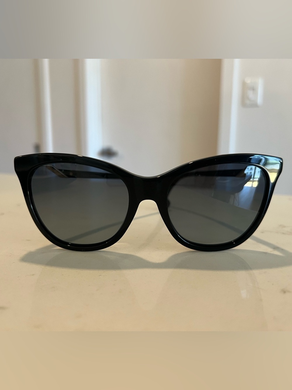 Fendi Classic Black Cat-Eye Sunglasses